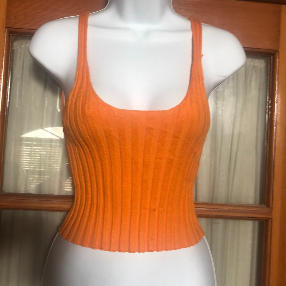 ✨Orange 90s Super Stretch Top✨